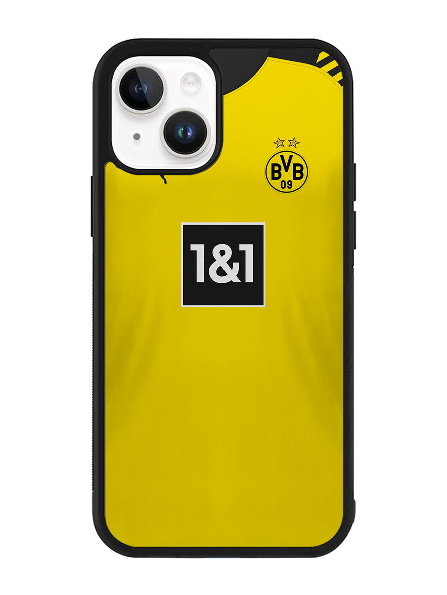 Borussia Dortmund 2021-2022 Home Jersey iPhone 15 Case OV8794