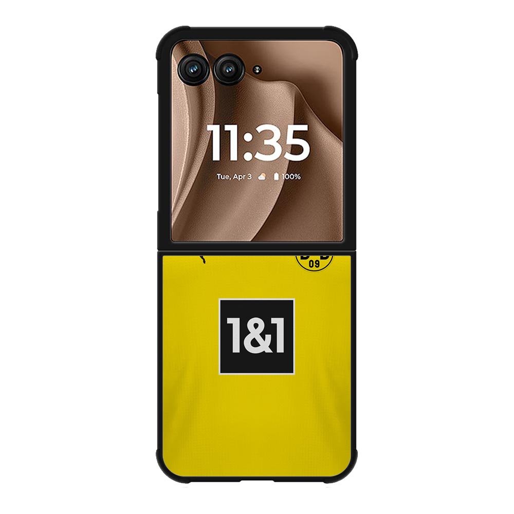 Borussia Dortmund 2021-2022 Home Jersey Motorola Moto RAZR Plus 2025 Case OV8794