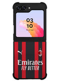AC MILAN 2021-2022 Home Jersey Samsung Galaxy Z Flip 5 5G 2023 Case OV8788