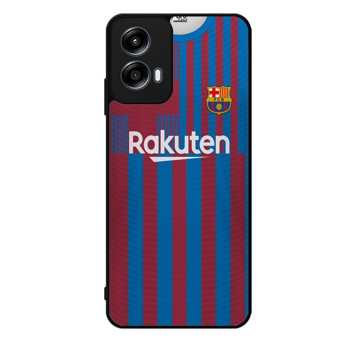 FC Barcelona 2021-2022 Home Jersey Motorola Moto G Play 2024 Case OV8796