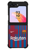 FC Barcelona 2021-2022 Home Jersey Samsung Galaxy Z Flip 5 5G 2023 Case OV8796