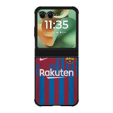 FC Barcelona 2021-2022 Home Jersey Motorola Moto RAZR 2025 Case OV8796