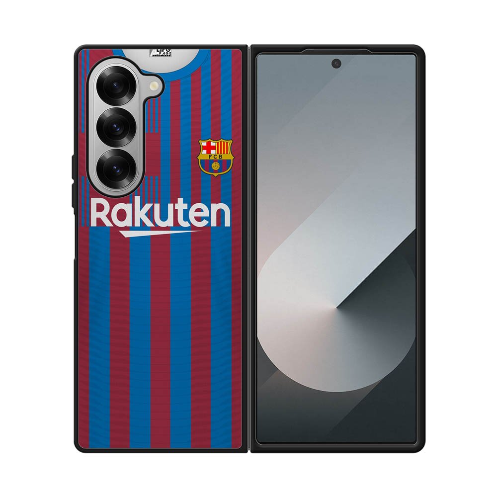FC Barcelona 2021-2022 Home Jersey Samsung Galaxy Z Fold 7 5G Case QC8796