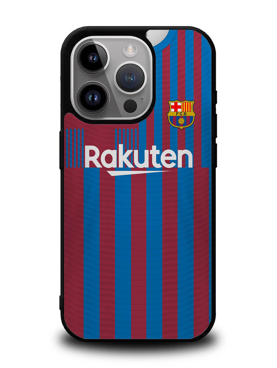 FC Barcelona 2021-2022 Home Jersey iPhone 16 Pro Max Case QC8796