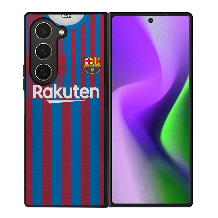 FC Barcelona 2021-2022 Home Jersey Samsung Galaxy Z Fold 6 5G 2024 Case OV8796