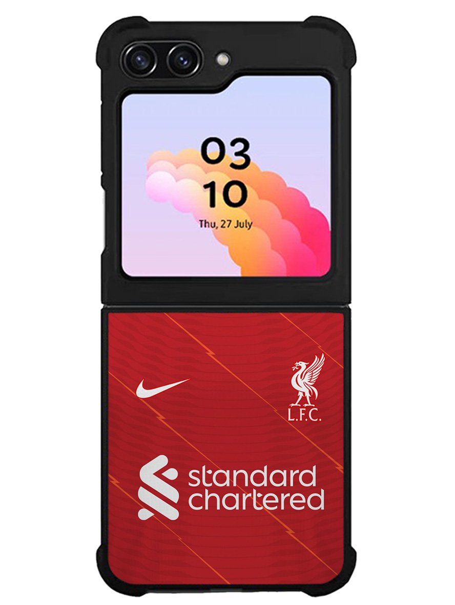 Liverpool 2021-2022 Home Jersey Samsung Galaxy Z Flip 5 5G 2023 Case OV8799