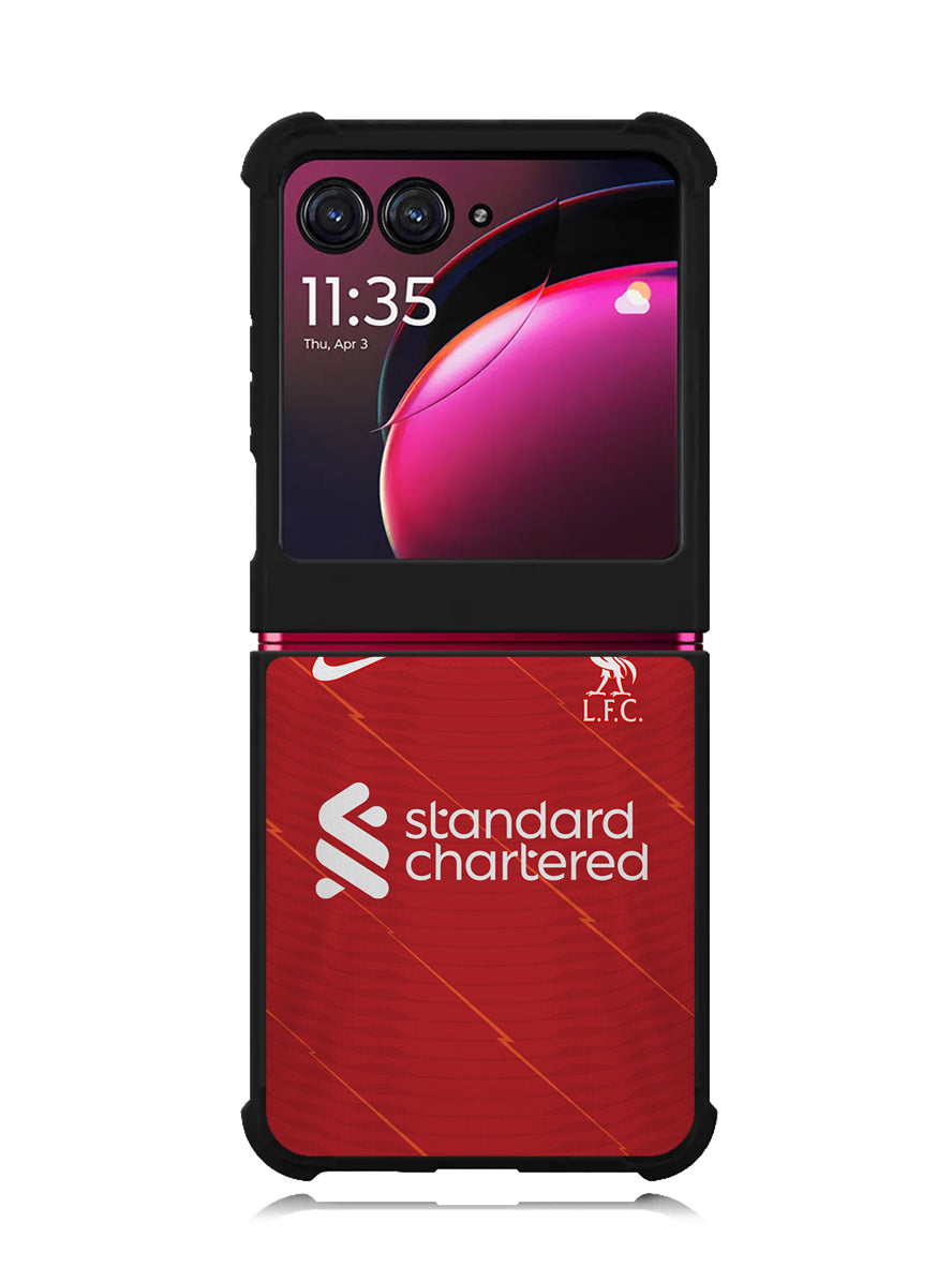 Liverpool 2021-2022 Home Jersey Motorola Moto Razr Plus 2023 , Moto Razr+ 2023 Case OV8799