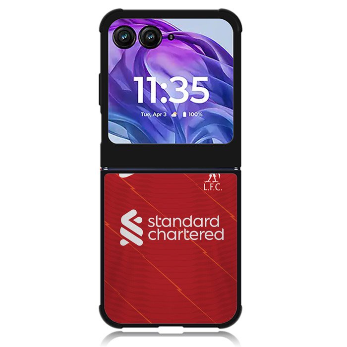Liverpool 2021-2022 Home Jersey Motorola Moto Razr Plus 2024 , Moto Razr+ 2024 Case OV8799