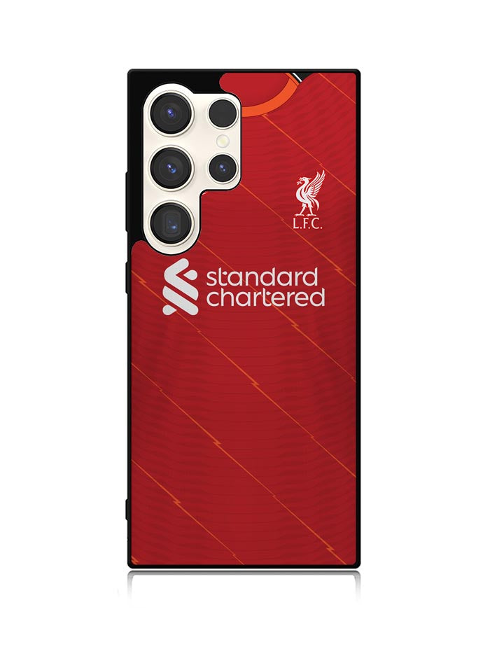 Liverpool 2021-2022 Home Jersey Samsung Galaxy S25 Ultra 5G Case QC8799
