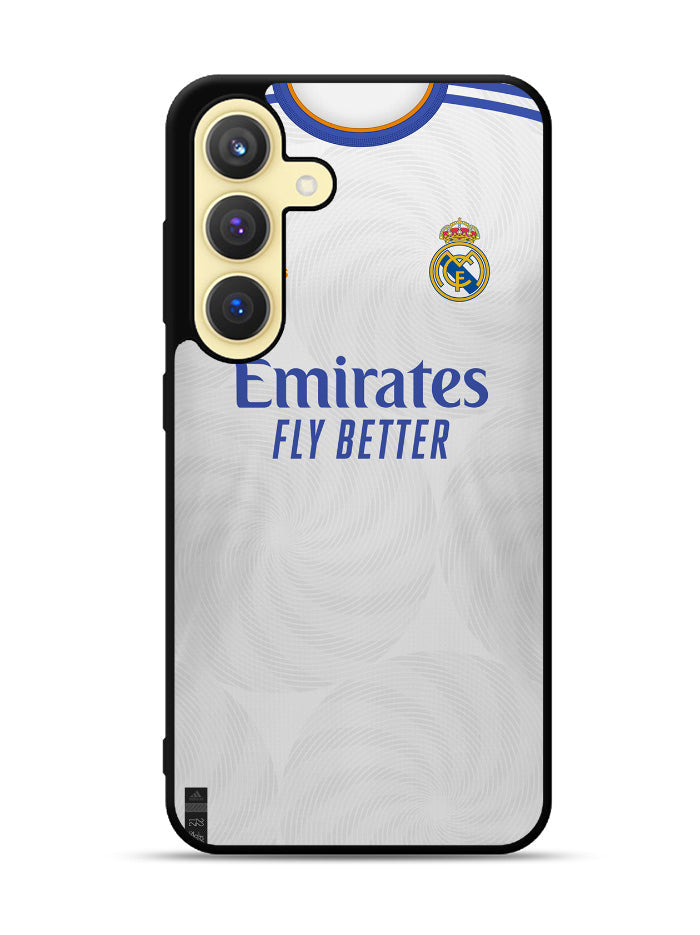 Real Madrid 2021-2022 Home Jersey Samsung Galaxy S25 Plus 5G , Samsung Galaxy S25+ 5G Case OV8805