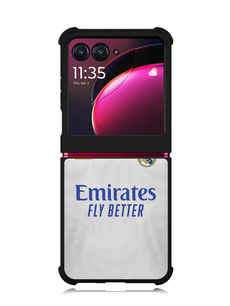 Real Madrid 2021-2022 Home Jersey Motorola Moto Razr Plus 2023 , Moto Razr+ 2023 Case OV8805