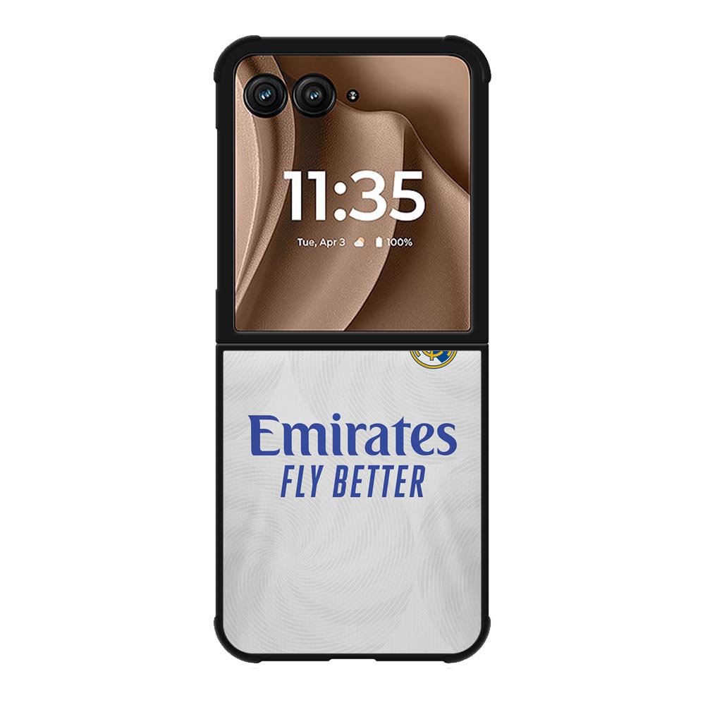 Real Madrid 2021-2022 Home Jersey Motorola Moto RAZR Plus 2025 Case OV8805