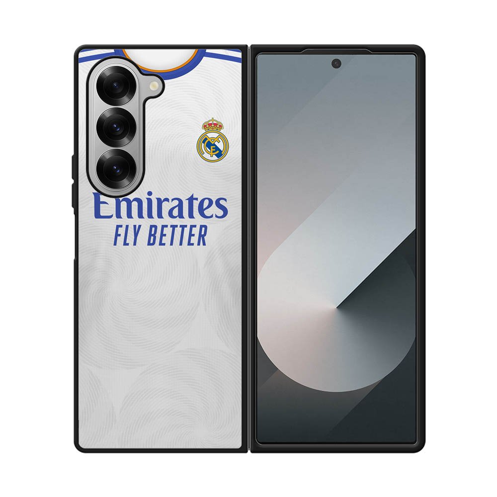 Real Madrid 2021-2022 Home Jersey Samsung Galaxy Z Fold 7 5G Case OV8805