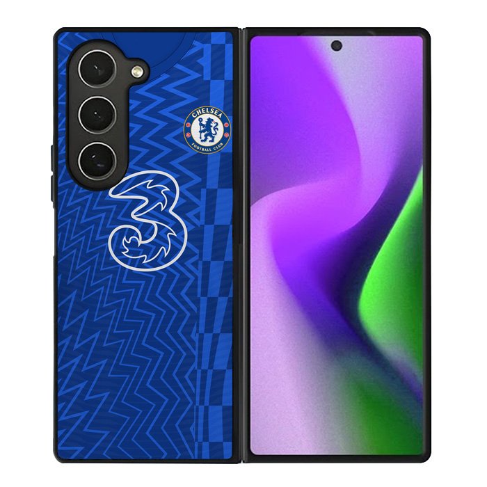 Chelsea FC 2021-2022 Home Jersey Samsung Galaxy Z Fold 6 5G 2024 Case OV8795