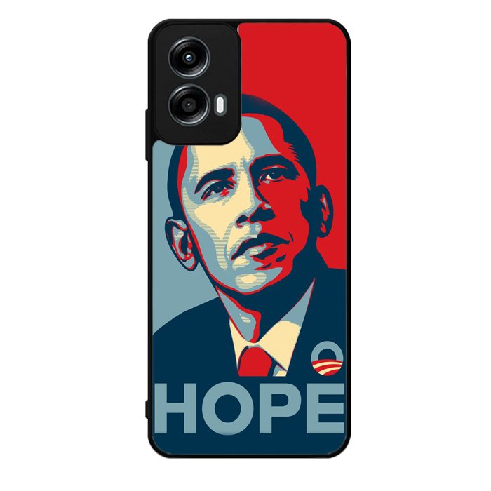 Obama Hope Poster Style Motorola Moto G Play 2024 Case OV8819
