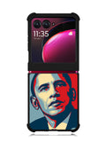 Obama Hope Poster Style Motorola Moto Razr Plus 2023 , Moto Razr+ 2023 Case OV8819