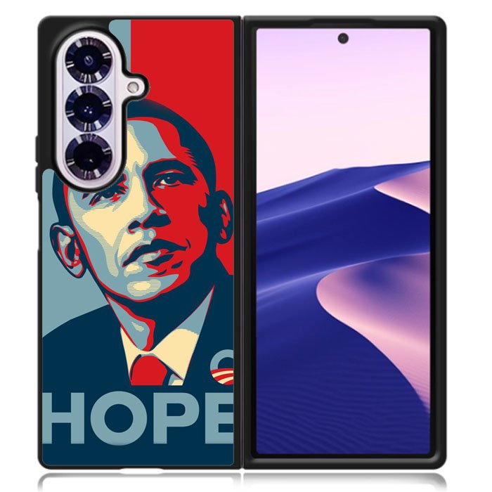 Obama Hope Poster Style Samsung Galaxy Z Fold 7 Case OV8819