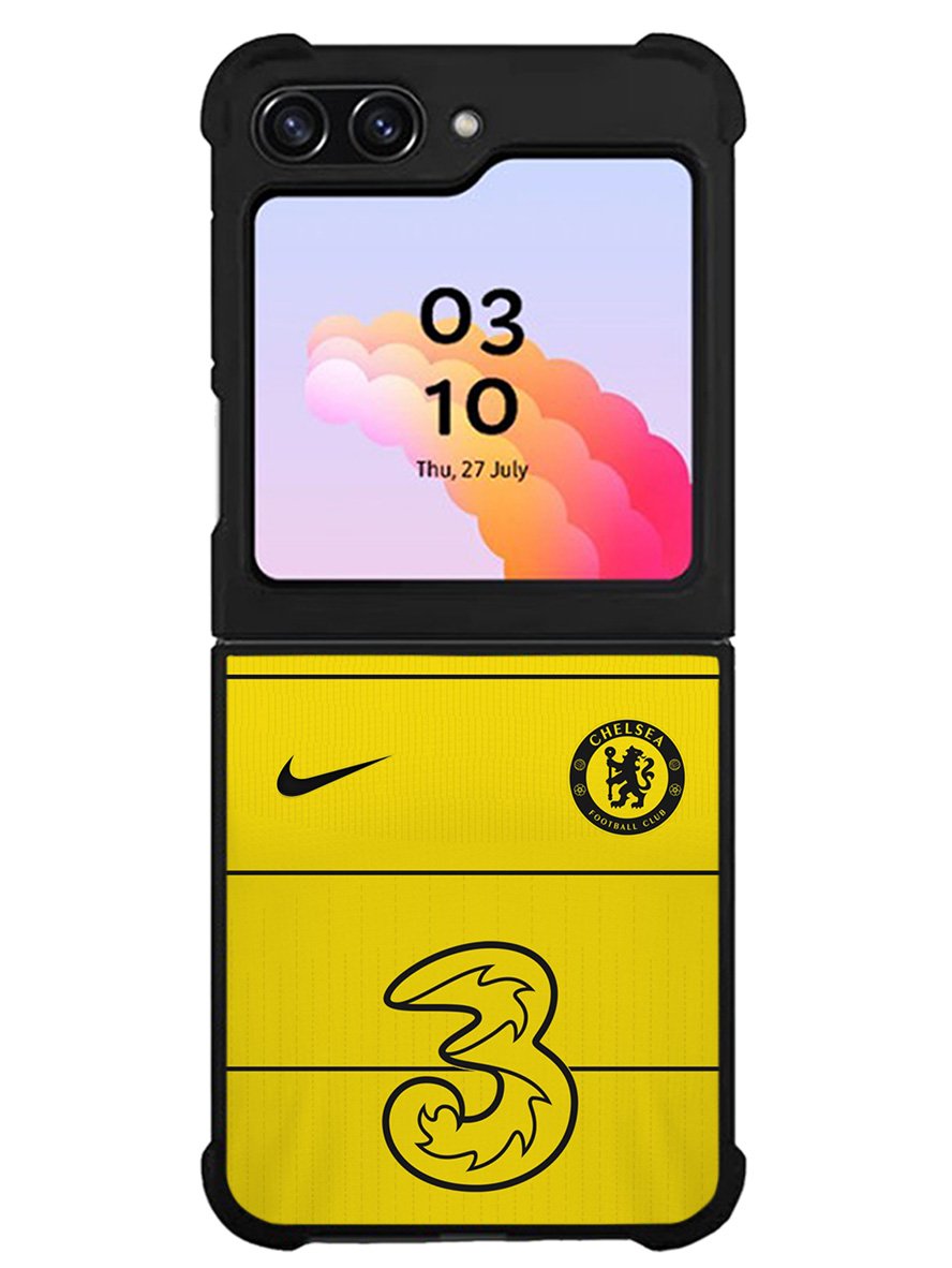 Chelsea FC 2021-2022 Away Jersey Samsung Galaxy Z Flip 5 5G 2023 Case OV8808