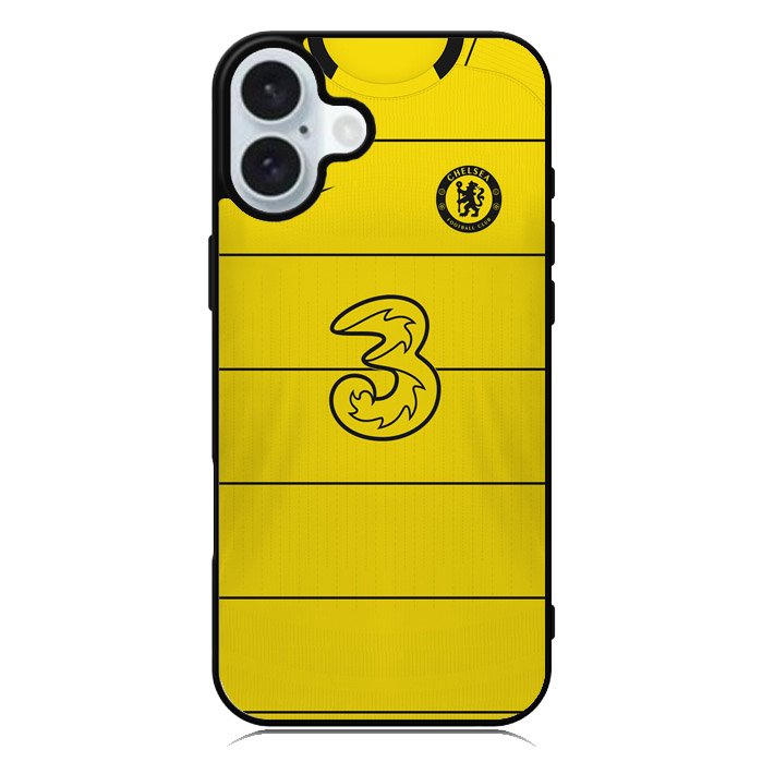 Chelsea FC 2021-2022 Away Jersey iPhone 16 Plus Case QC8808