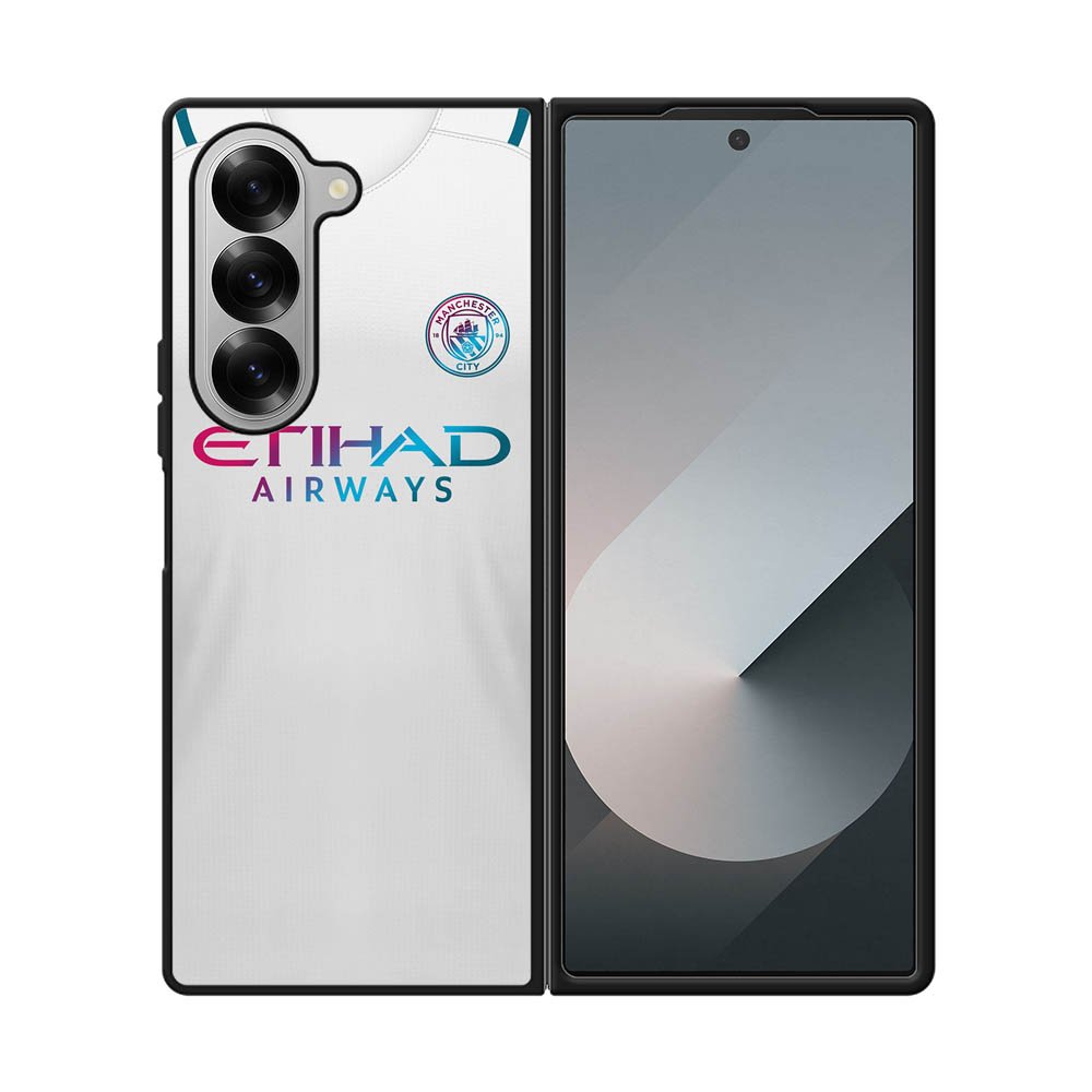 Manchester City 2021-2022 Away Jersey Samsung Galaxy Z Fold 7 5G Case OV8817