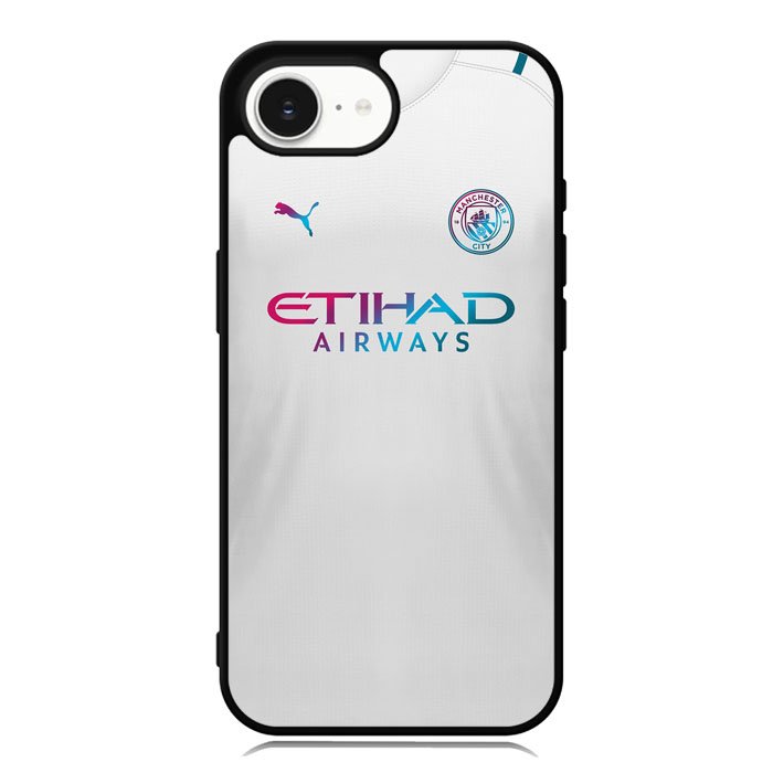 Manchester City 2021-2022 Away Jersey iPhone 16e Case OV8817