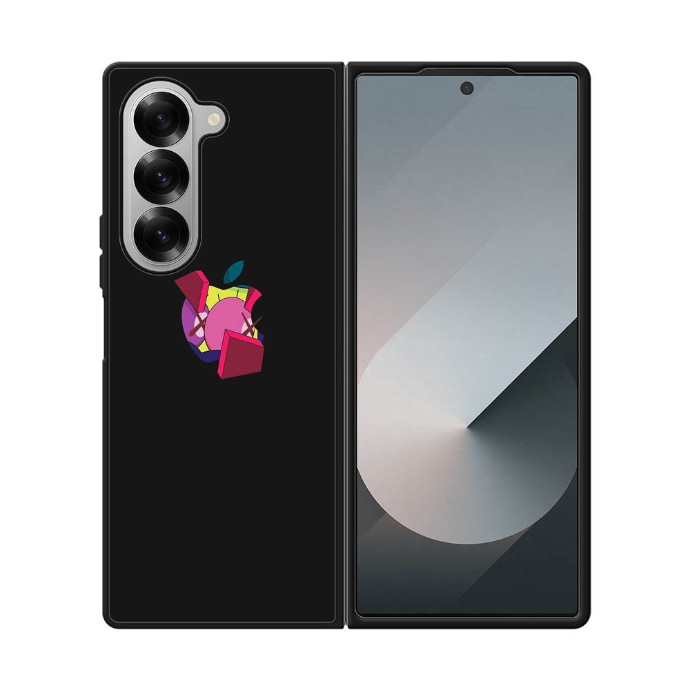 Kaws Apple Logo Samsung Galaxy Z Fold 7 5G Case OV8816