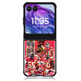 the super bowl Champion Kansas City Motorola Moto Razr Plus 2024 , Moto Razr+ 2024 Case