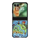 Cute Doodle Art Motorola Moto RAZR 2025 Case OV8813