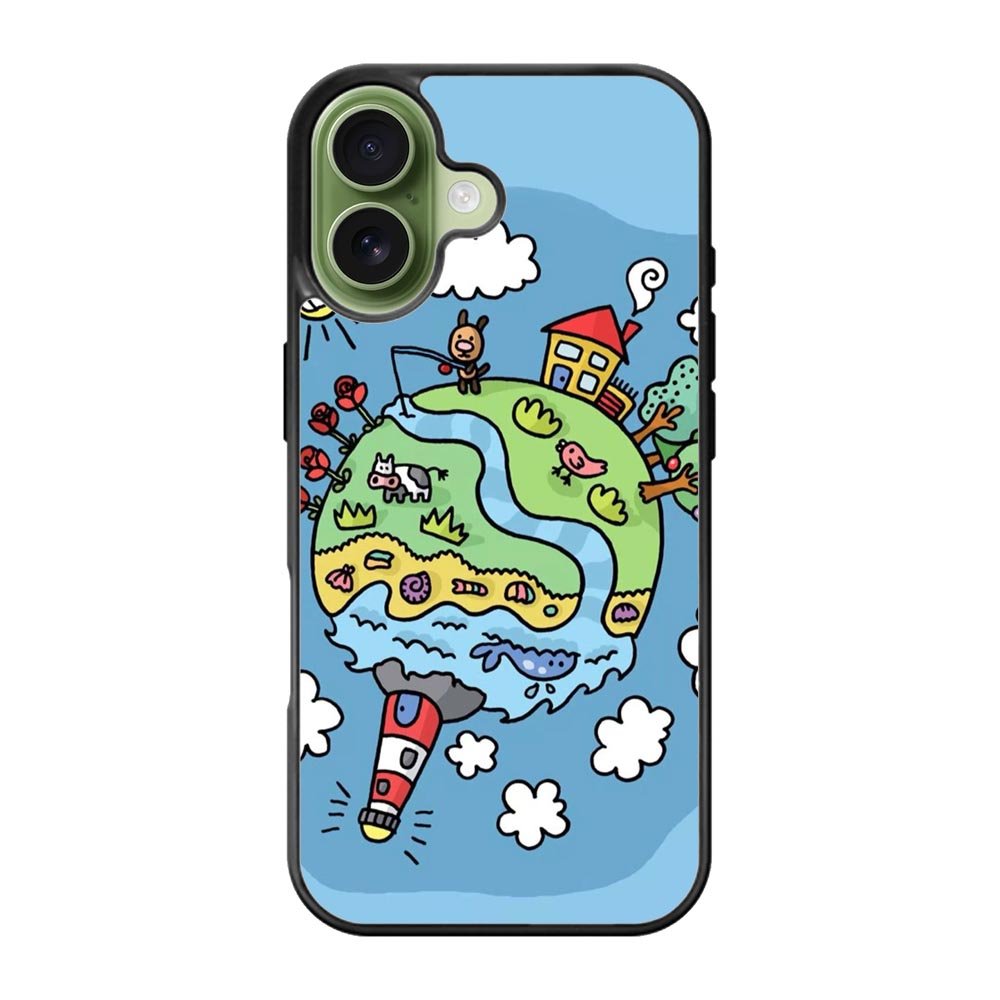 Cute Doodle Art iPhone 17 Case QC8813