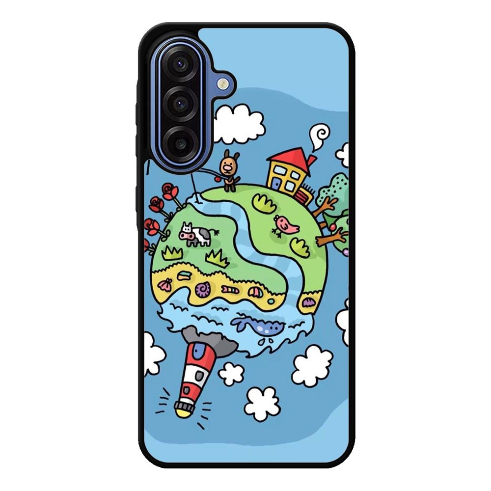 Cute Doodle Art Samsung Galaxy A17 Case QC8813