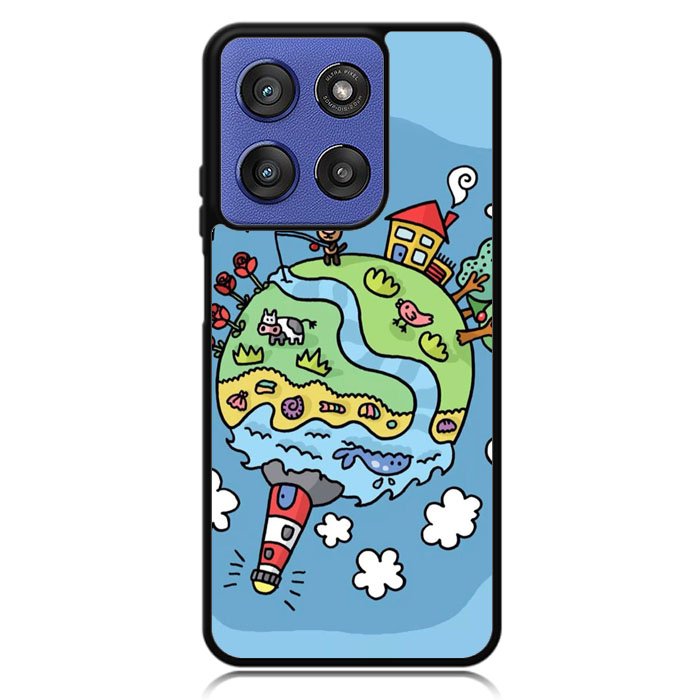 Cute Doodle Art Motorola Moto G Stylus 5G 2025 Case OV8813