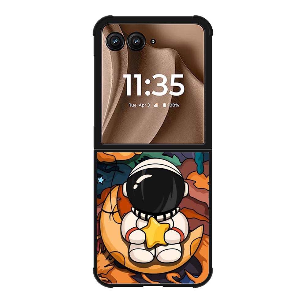 Astronaut Cute And Hold The Star Motorola Moto RAZR Plus 2025 Case OV8807