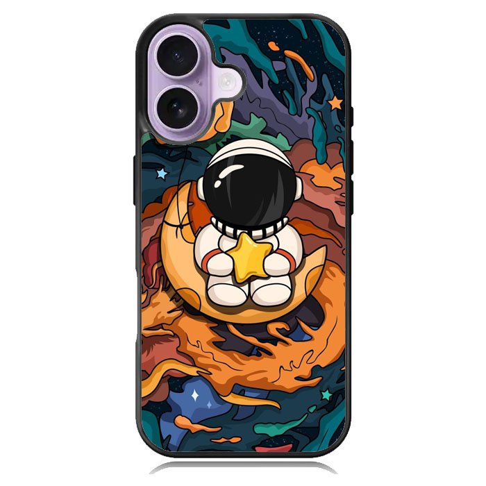 Astronaut Cute And Hold The Star iPhone 17 Case OV8807