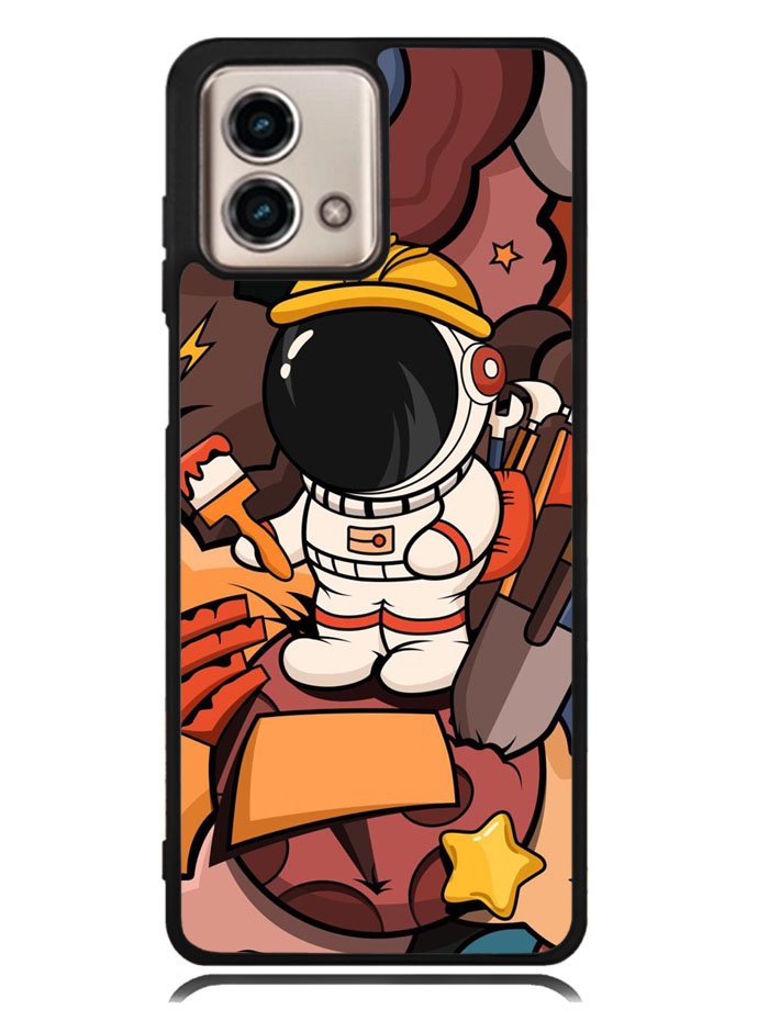 Cute Astronaut Builder Motorola Moto G Stylus 5G 2023 Case OV8809
