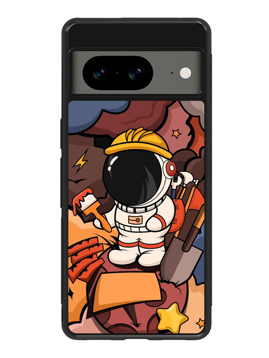 Cute Astronaut Builder Google Pixel 8A Case QC8809