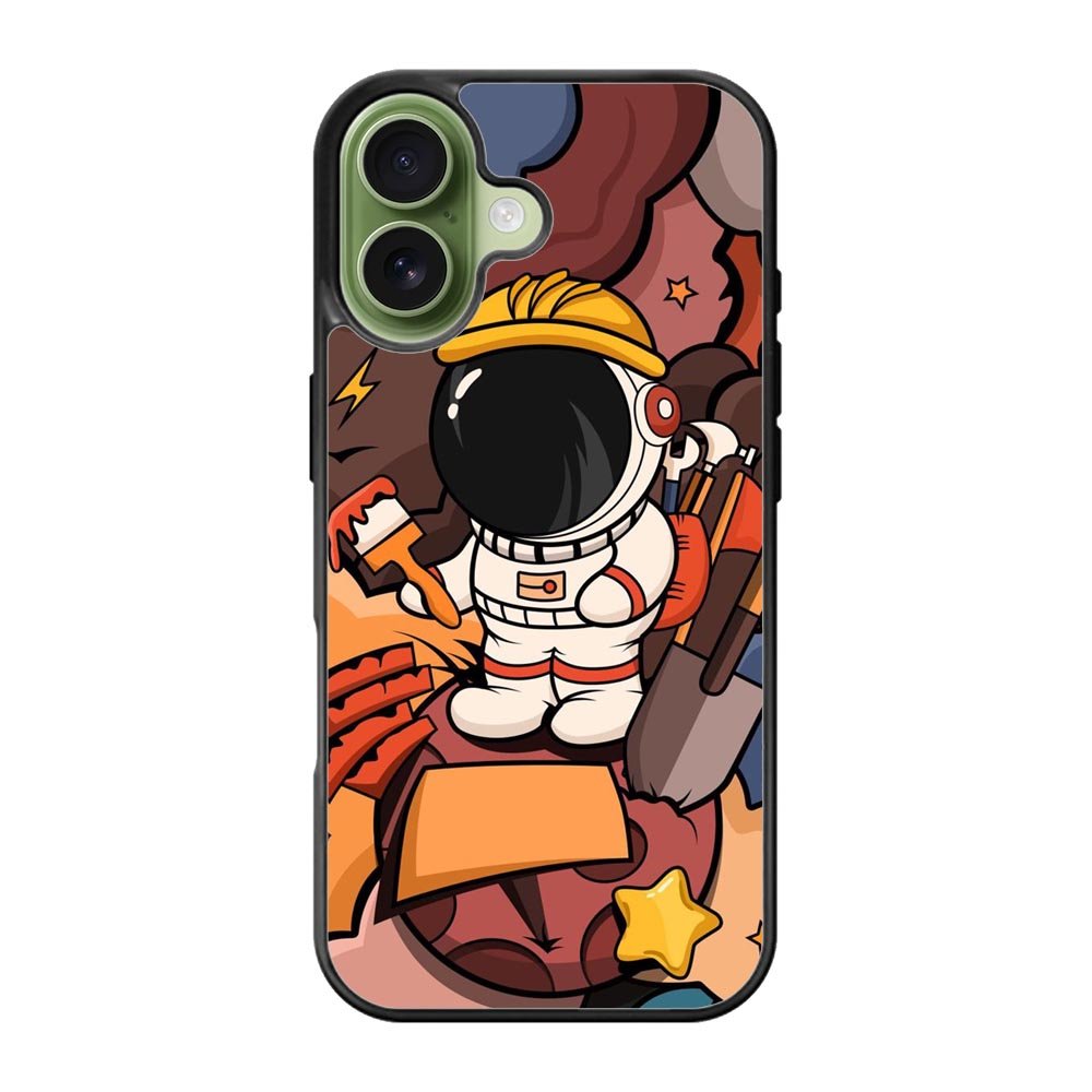 Cute Astronaut Builder iPhone 17 Case OV8809