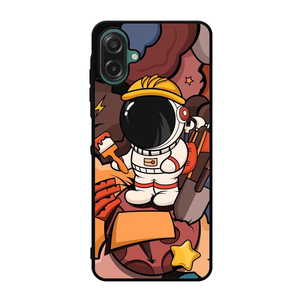Cute Astronaut Builder Samsung Galaxy A07 Case OV8809