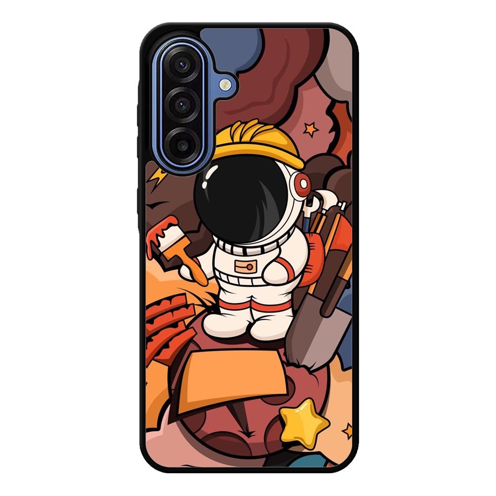 Cute Astronaut Builder Samsung Galaxy A17 Case OV8809