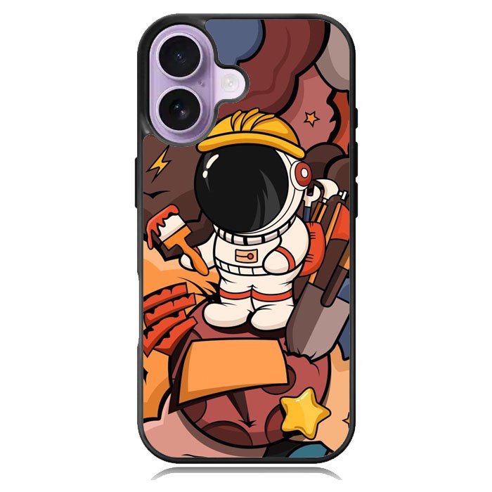 Cute Astronaut Builder iPhone 17 Case OV8809