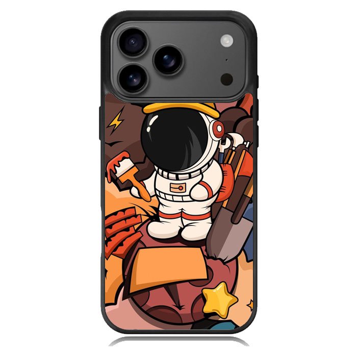 Cute Astronaut Builder Samsung Galaxy S26 Ultra Case OV8809
