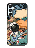 Cute Guitar Astronaut Samsung Galaxy A35 5G Case OV8814