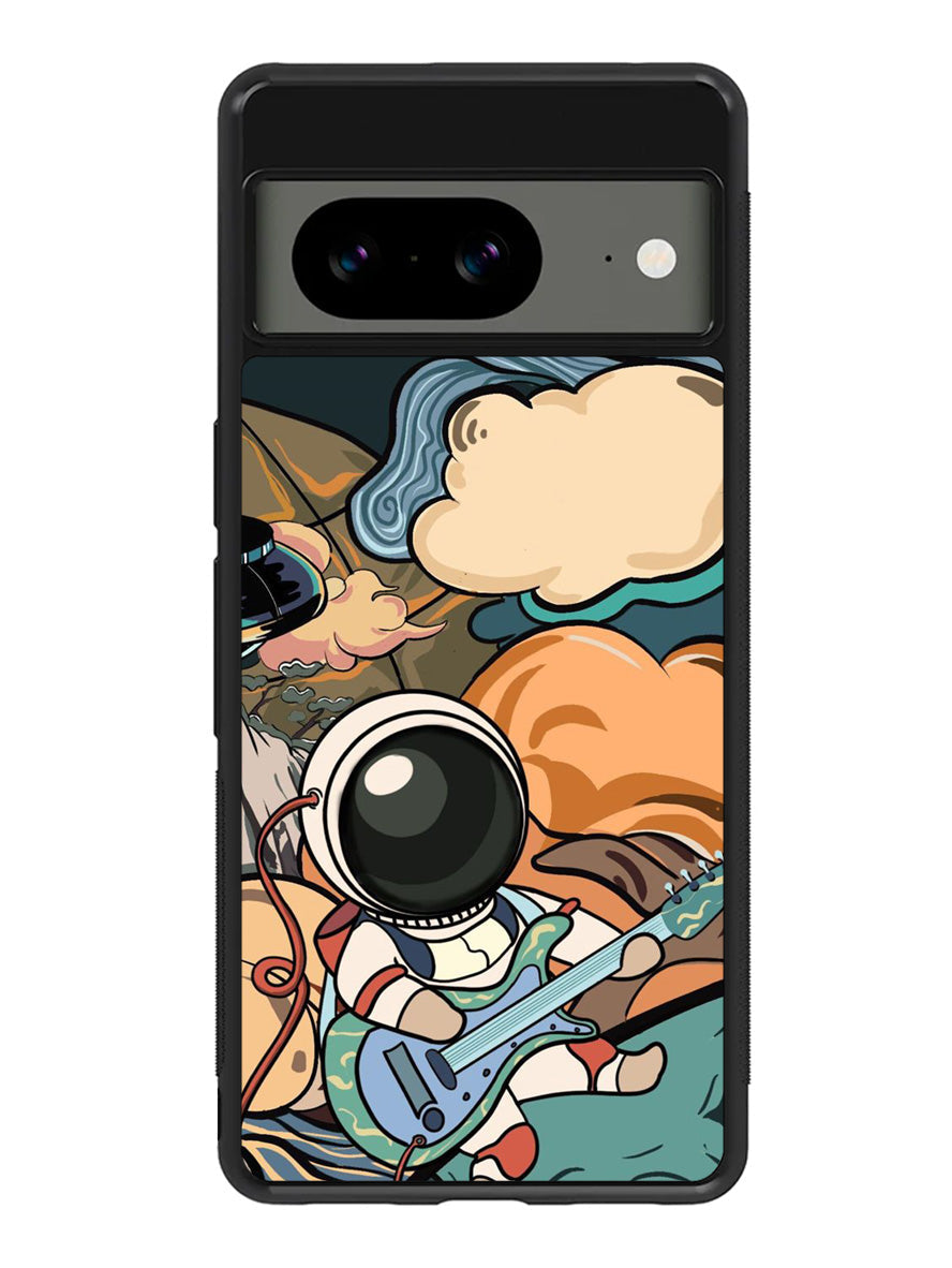 Cute Guitar Astronaut Google Pixel 8 Case QC8814