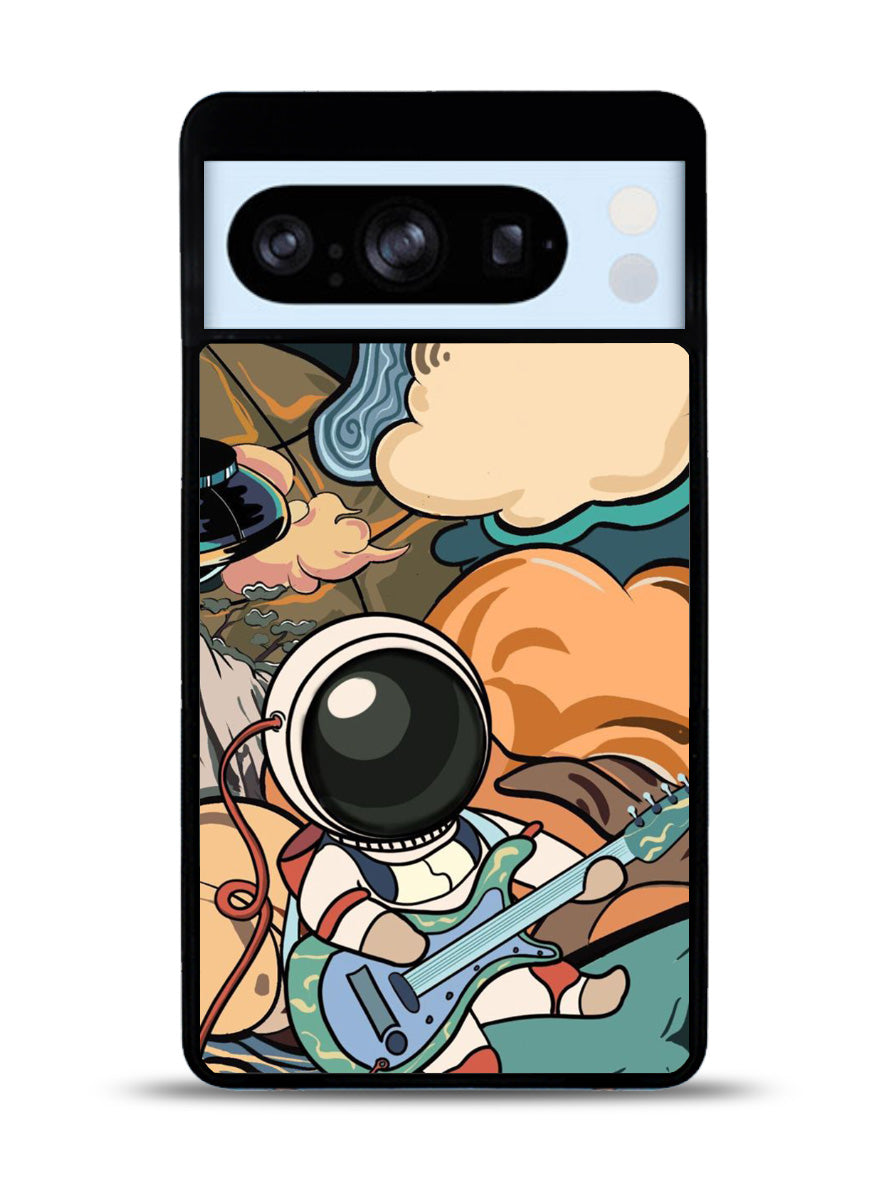Cute Guitar Astronaut Google Pixel 8 Pro Case QC8814