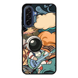Cute Guitar Astronaut Samsung Galaxy A17 Case OV8814