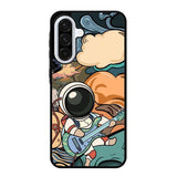 Cute Guitar Astronaut Samsung Galaxy A56 5G Case RC8814