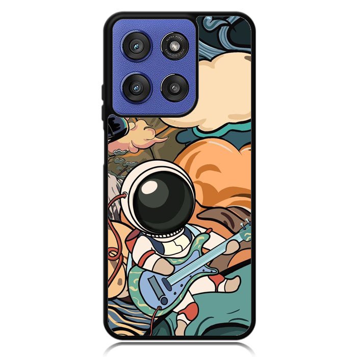 Cute Guitar Astronaut Motorola Moto G Stylus 5G 2025 Case OV8814
