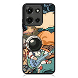 Cute Guitar Astronaut Motorola Moto G 5G 2025 Case OV8814