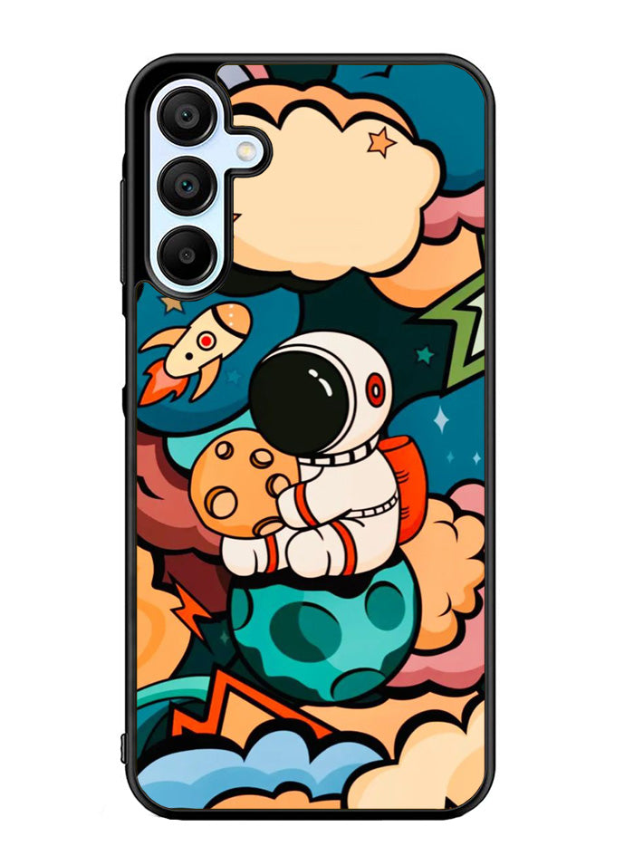 Cute Astronaut Hug The Planet Samsung Galaxy A35 5G Case OV8810