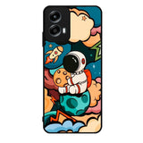 Cute Astronaut Hug The Planet Motorola Moto G Play 2024 Case OV8810