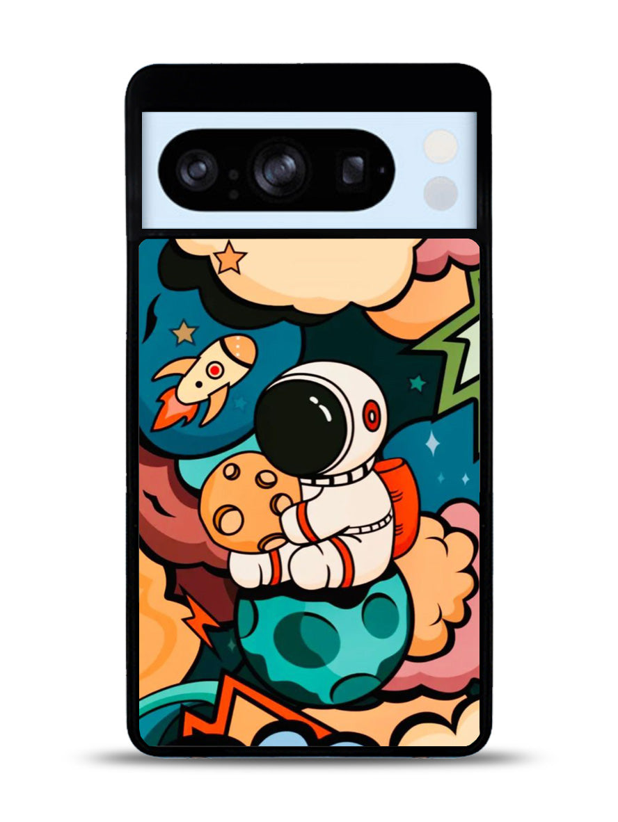 Cute Astronaut Hug The Planet Google Pixel 8 Pro Case QC8810